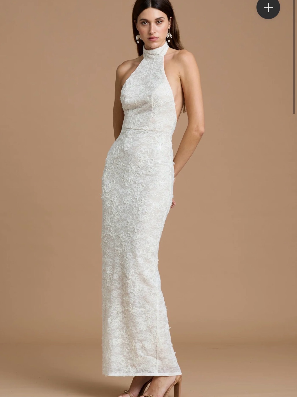 Sonya Moda White Lace Maxi Dress - New With Tags